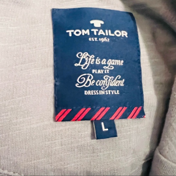 Tom Tailor Cotton Blazer Light Blue  Size Large Women's Work Wear - Picture 4 of 4